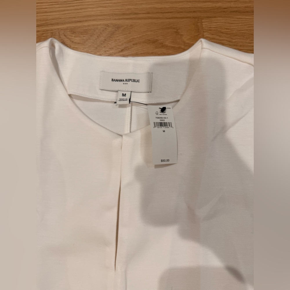 Banana Republic White Blouse